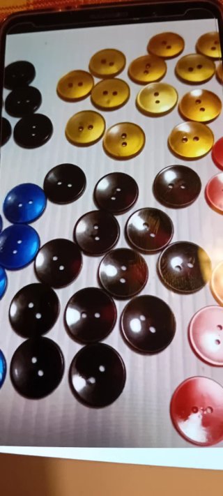 Bottoni piccoli anni '60 - multicolori