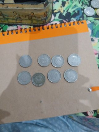 Lote de 8 monedas antiguas