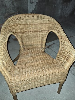 Sillón de mimbre IKEA Agen