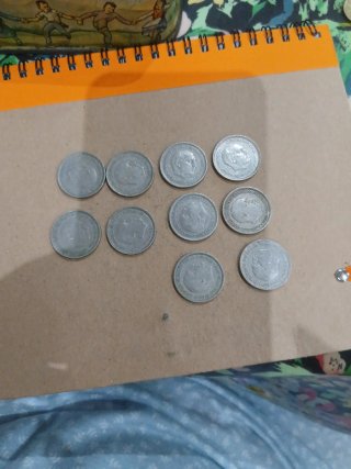 Lote de 10 monedas antiguas