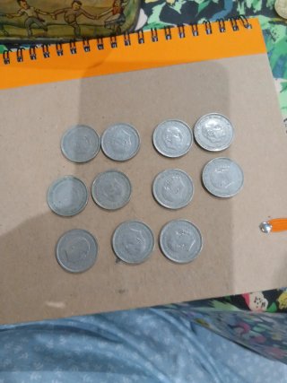 Lote de 11 monedas antiguas