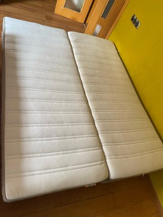 Cama Ikea Evanger 80x200 + Colchón ikea Hamarvik