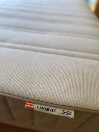 Cama Ikea Evanger 80x200 + Colchón ikea Hamarvik