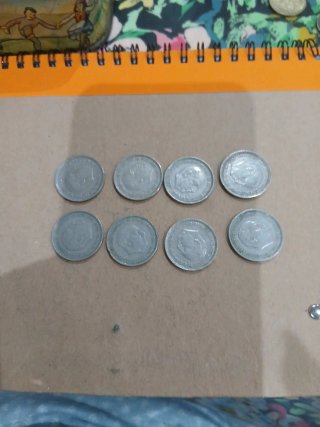 Lote de 8 monedas antiguas