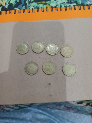 Lote de 7 monedas antiguas