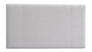 Cabecero de tela gris