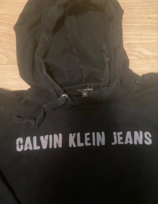 Sudadera Calvin Klein Jeans Negra