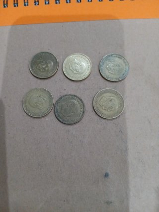 Lote 6 monedas antiguas