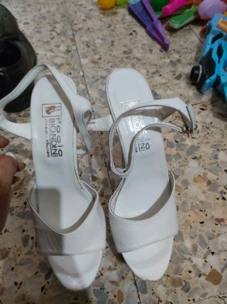 Sandalias Plataforma Blancas USA