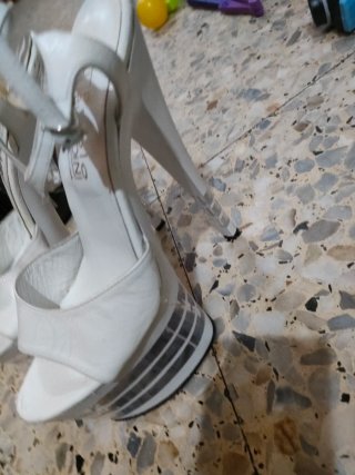 Sandalias Plataforma Blancas USA