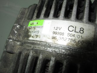 ALTERNADOR PEUGEOT 206 9638275680 1305079