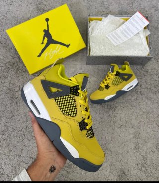 Nike Air Jordan 4 Verde Blanco