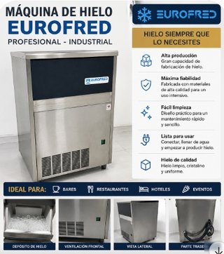 Máquina de Hielo Industrial EUROFRED