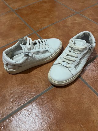 Zapatillas Calvin Klein blancas con cremallera