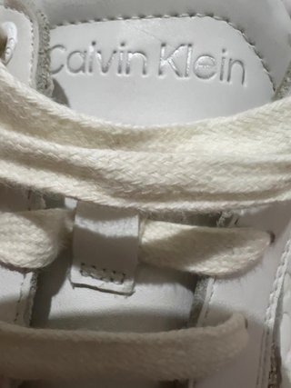 Zapatillas Calvin Klein blancas con cremallera