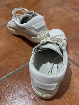 Zapatillas Calvin Klein blancas con cremallera