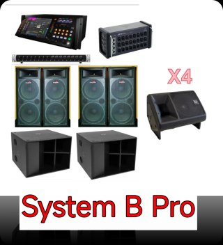 Alquiler Sistema de Sonido Profesional Completo