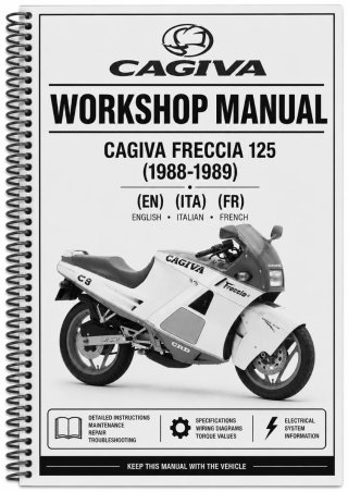 Manual Taller Cagiva Freccia 125 (1988-1989)