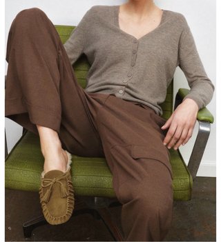 Mocasín Destalonado Serraje Zara