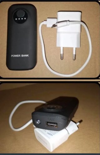 Power Bank + Clavija cargador Samsung