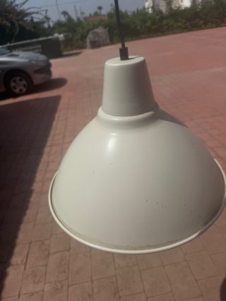 Lámparas colgante blanco/beige y turquesa