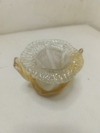 Tulipano modernista in vetro soffiato di Murano Mazzega