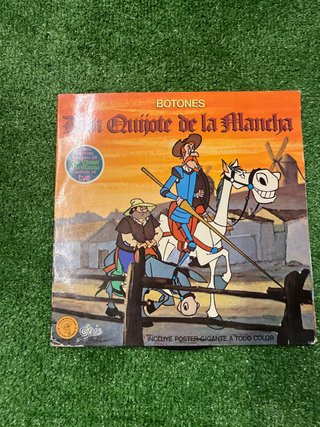 Vinilo Botones Don Quijote de la Mancha