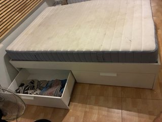Cama Matrimonial con Cajones