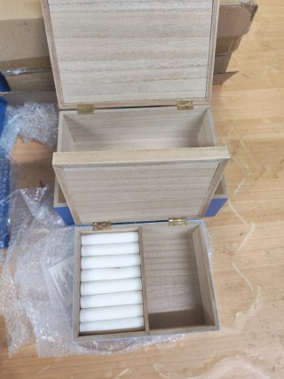 Set 2 Cajas Decorativas Playa Madera
