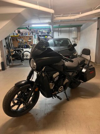 Moto Morini Calibro Bagger 700cc Negra