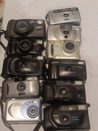 Lote de 9 Cámaras Fotográficas Analógicas