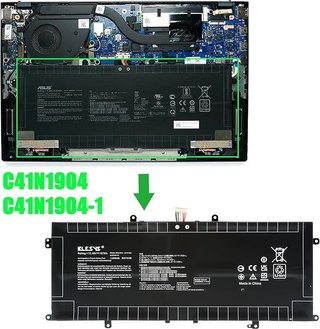 Batteria BLESYS C41N1904-1 67Wh 15,48V 5200mAh per ASUS ZenBook 14