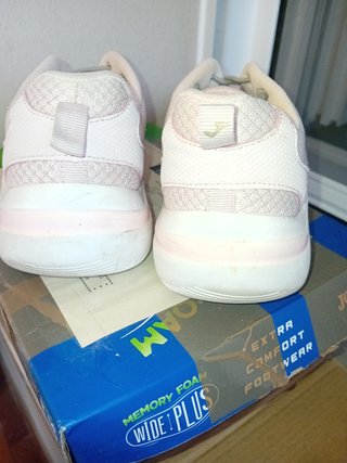 Scarpe donna rosa e bianche