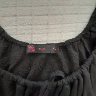 Vestito nero OVS taglia XL pizzo Sangallo