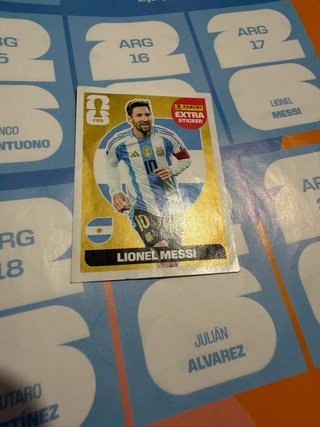 Cromo Extra Panini Oro Messi