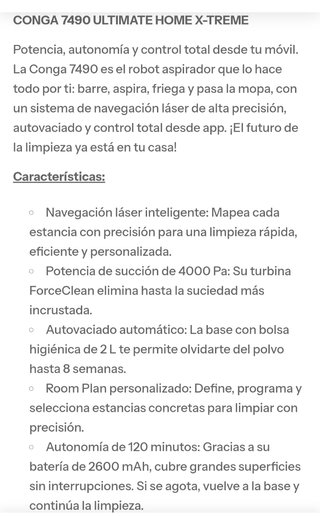 Conga Cecotec 7490 Inmortal Home.NUEVO.