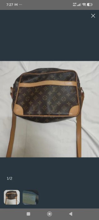 Borsa Louis Vuitton Marrone