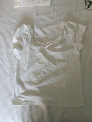 Lotto 8 magliette donna bianche