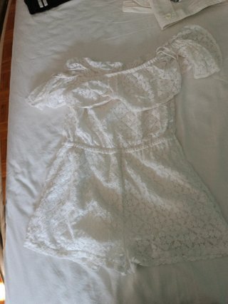 Lotto 8 magliette donna bianche