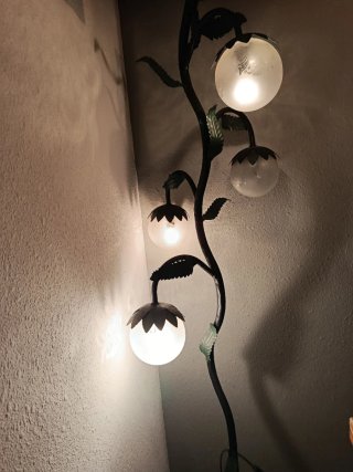 Preciosa lámpara no hay otra igual.