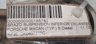 BRAZO SUSPENSION INFERIOR DELANTERO IZQUIERDO PORSCHE MACAN (TYP ) S Diesel