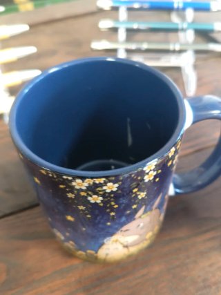 Tazza Totoro kawaii con luna e stelle