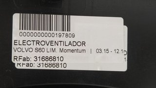ELECTROVENTILADOR VOLVO S60 LIM. Momentum