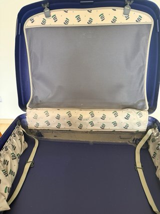 Maleta Samsonite Rígida Grande con ruedas Azul