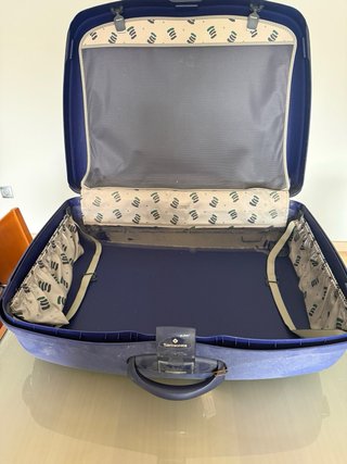 Maleta Samsonite Rígida Grande con ruedas Azul