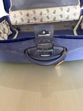 Maleta Samsonite Rígida Grande con ruedas Azul