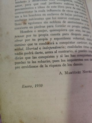 Libro Antiguo Meditaciones 1930