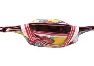 Bolso tela africana estampado
