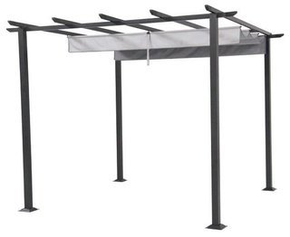 PÉRGOLA ALUMINIO 3X3 GRIS
