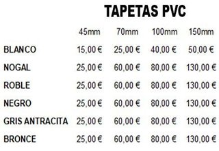 Tapeta PVC: 45, 70, 100, 150cm